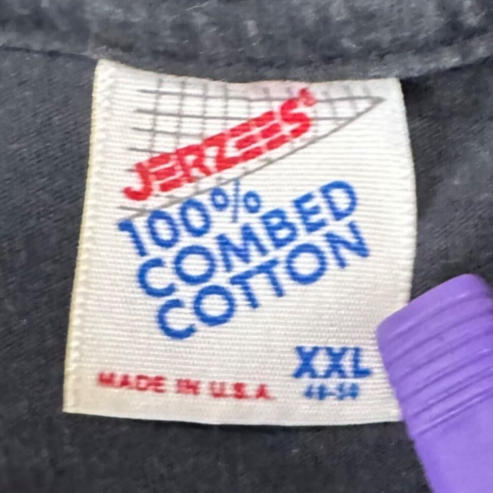 Vintage 80s Harley Davidson Robison Daytona Beach Black XXL Single Stitch Tee - Picture 8 of 12